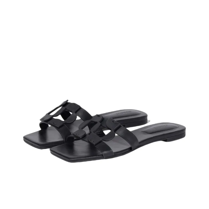 JONATHAN SIMKHAI Slide Slippers Women's Black-3