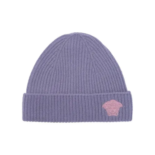 VERSACE Cashmere Beanies Women's Purple