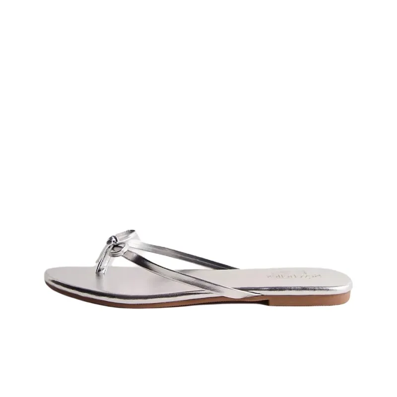 FREE PEOPLE Flip Flops Women's Silver-0
