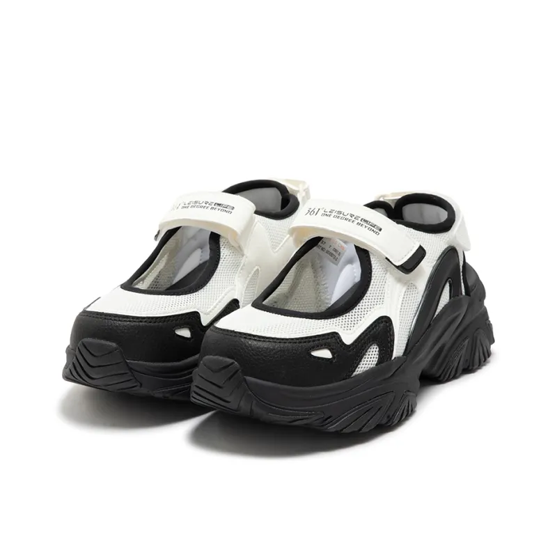 361° Slip Resistant Breathable River Trekking Shoes Women's White Black-2
