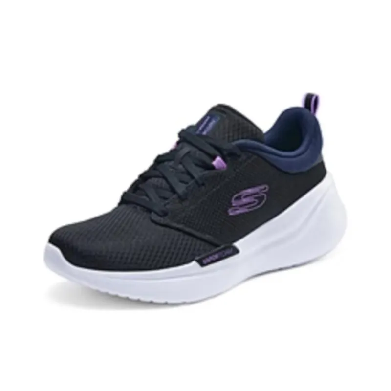 Skechers Vapor Foam Anti Slip And Wear Resistant Rebound Low Top Casual Running Shoes Women's Black-2