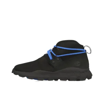 Timberland Brooklyn Leather And Fabric Chukka Wide Fit Shoes 'Black Ripstop'