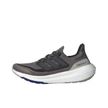 Adidas Ultraboost Light Cushioned Wear Resistant Breathable Moisture Wicking Low Top Running Shoes Men's Black White