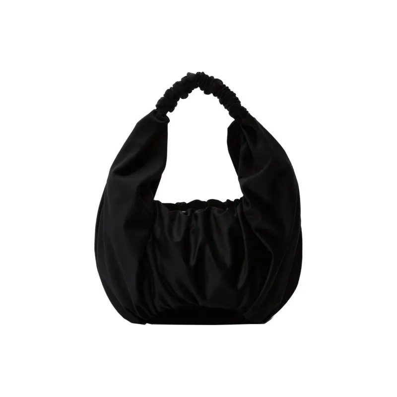 JW Anderson Ruffle Shopper Velvet Shoulder Bag-0