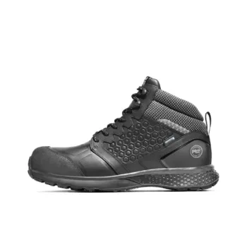 Timberland REAXION Water Resistant Wear Resistant Cushioning Ankle Length Outdoor Boots Men's Black