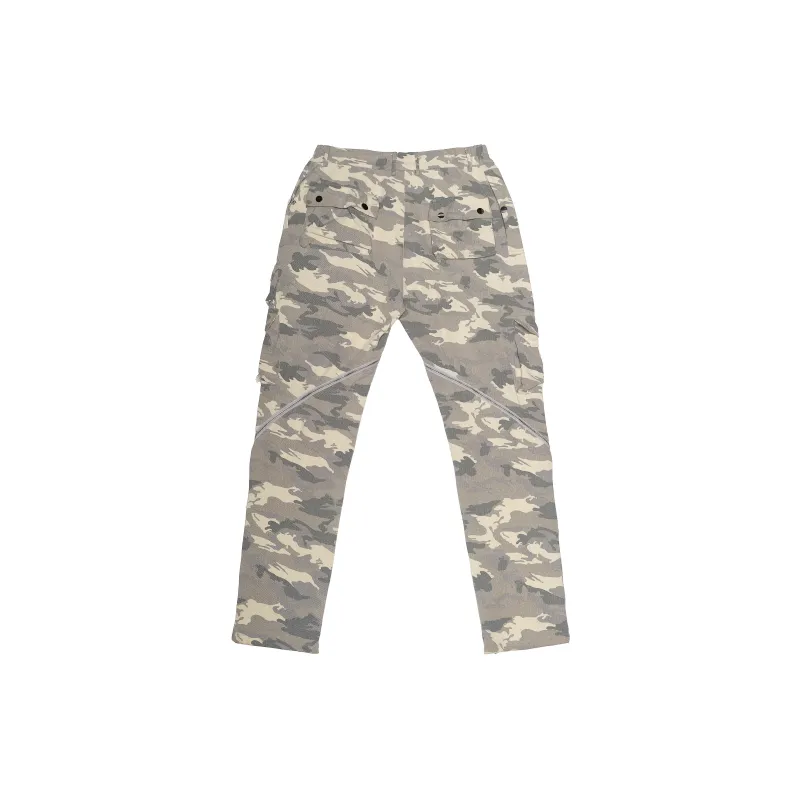 WILDX Cargo Pants Unisex Snowflake Camouflage-1