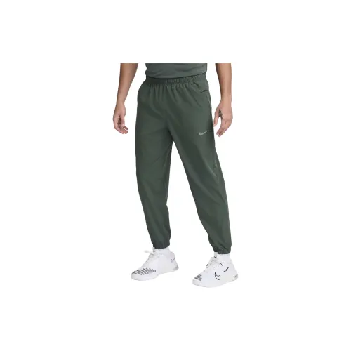 Nike Dri-Fit Knitted Sweatpants Men Vintage Green/Black