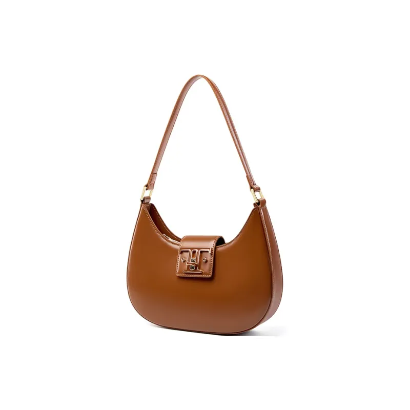 Carnival Keep Cow Leather Shoulder Bag Regular Women's Black/Brown/Cherry Red-5