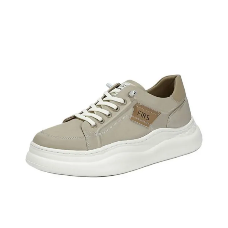 FIRS Low Top Casual Shoes Men's Khaki-2