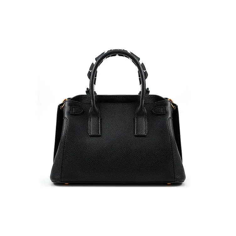 Vigno Synthetic Leather One Shoulder Tote Handbag Regular Women's Black-4