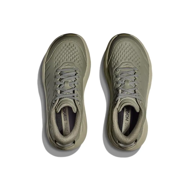 HOKA ONE ONE Bondi SR Anti Slip Wear Resistant Low Top Running Shoes Men's Olive-2