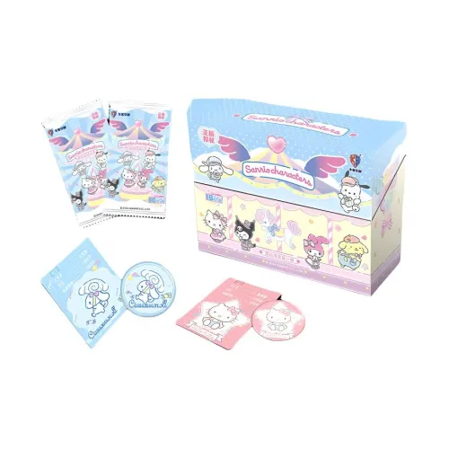 Kabao Cultural Creation x Sanrio Kuromi My Melody Pompompurin Cinnamoroll Mengdong First Edition Tinplate Badges