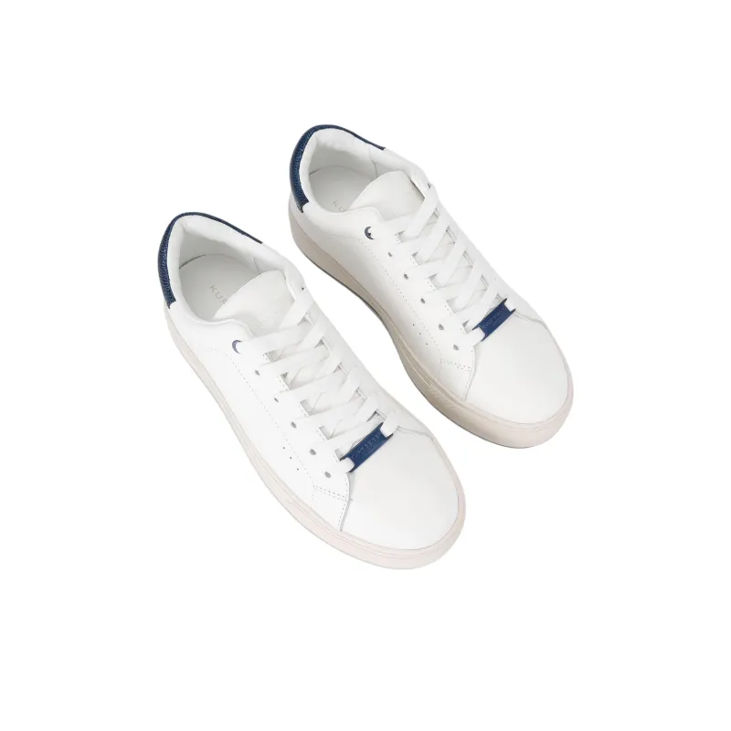 Kurt Geiger London Laney Low-Top Skateboard Shoes 4cm Men's White Blue-2