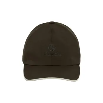 Loro Piana Cotton, Polyester Baseball Caps Men's Green
