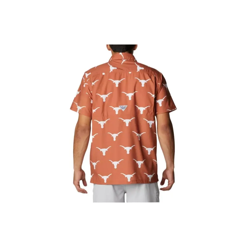 Columbia Collegiate PFG Super Slack Tide™ Shirt Men's Cedar Logo Print-1