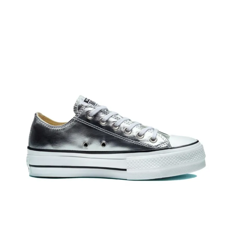 Chuck Taylor All Star Women's Converse Lift Ox 'Silver' Women's-1