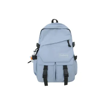 MOK Nylon Backpack Unisex Ecru/Gray/Black/Pink/Royal Blue