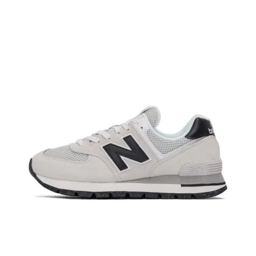 New Balance NB 574 Low-Top Running kids shoes Unisex Black Gray Color D-Width
