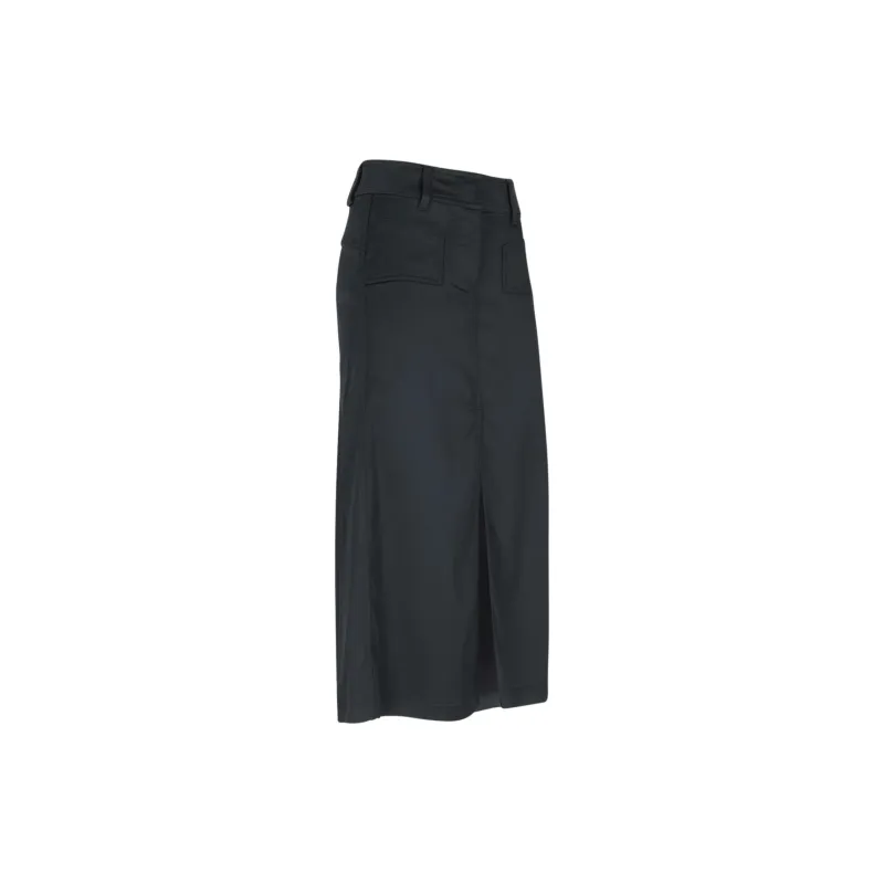 DIESEL Slit-Detailed Midi Skirt-2