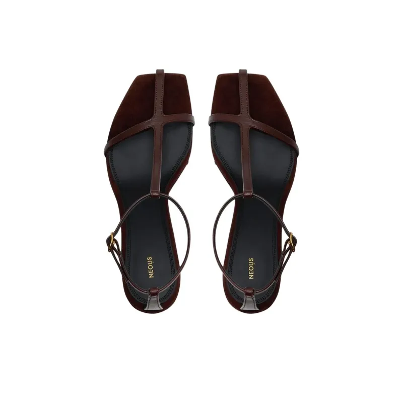 NEOUS Jumel Strap Sandals 8cm Women's Umber-3