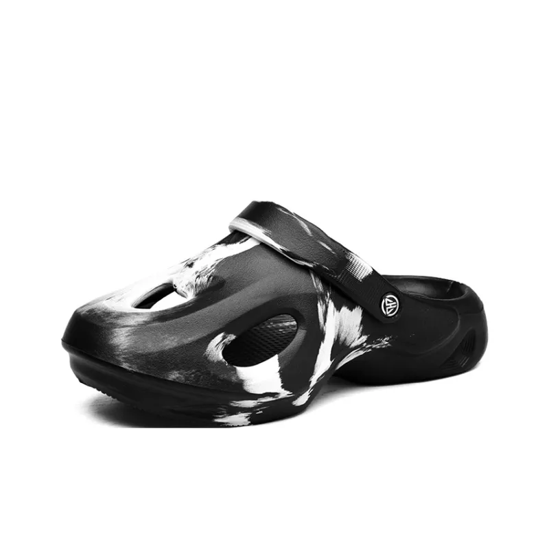 OUBT Ink Wash Rendering Design Clogs Men's-7