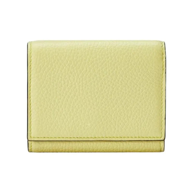 GUCCI Leather Wallet Men's Lime Green-5