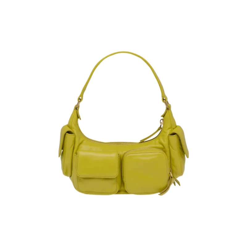 MIU MIU Sheepskin Locomotive Package One Shoulder Handbag Women's Mandarin Green-2