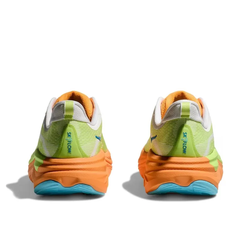 HOKA ONE ONE Anti-Slip Wear-Resistant Low-Top Casual Running Shoes Men's Green Orange-4