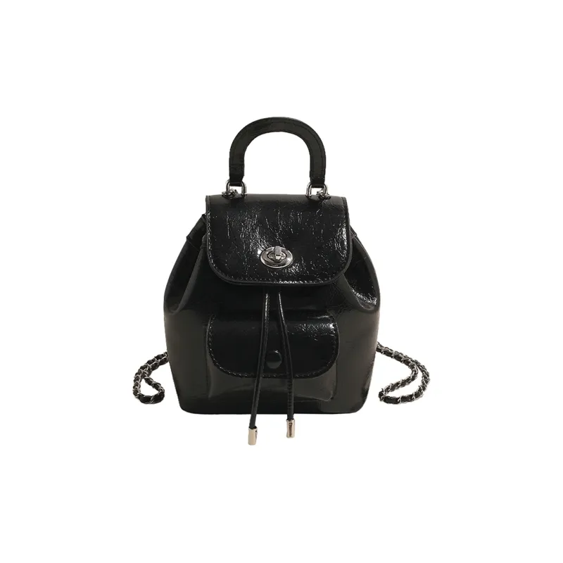 MINLUBAOLUO PU Casual Versatile Design Backpack For Commute And Travel Regular Women's Multicolor-21