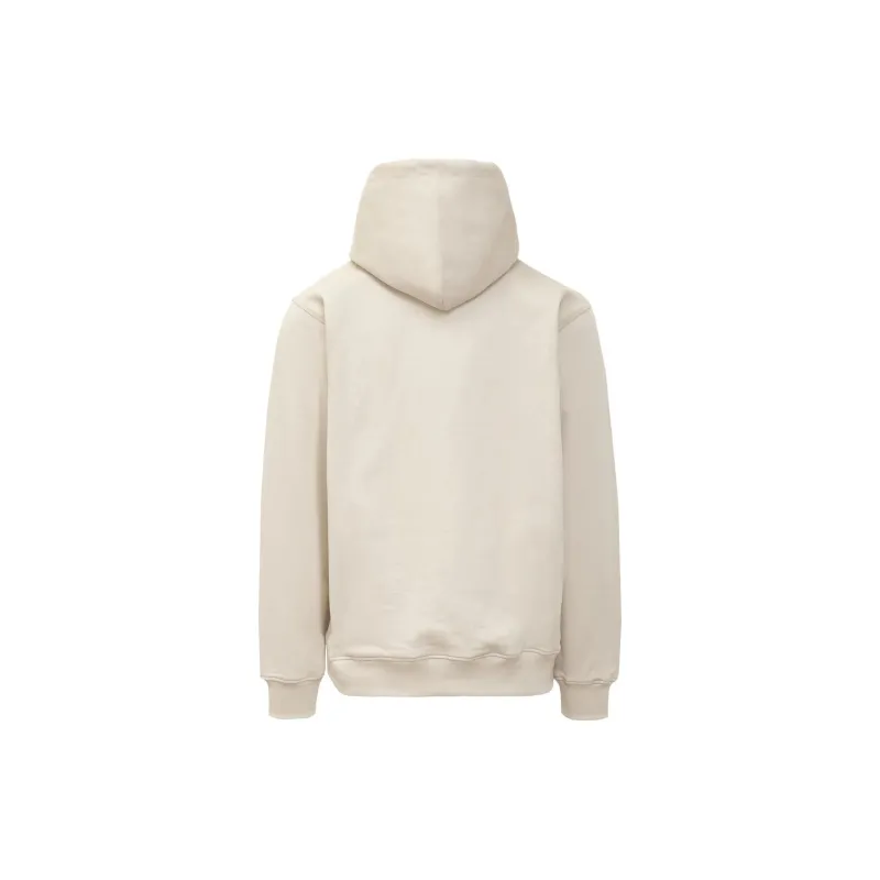 DROLE DE MONSIEUR Slogan Printed Drawstring Hoodie-1