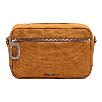 JW Anderson Leather Shoulder Bag Crossbody Bag Women's Caramel