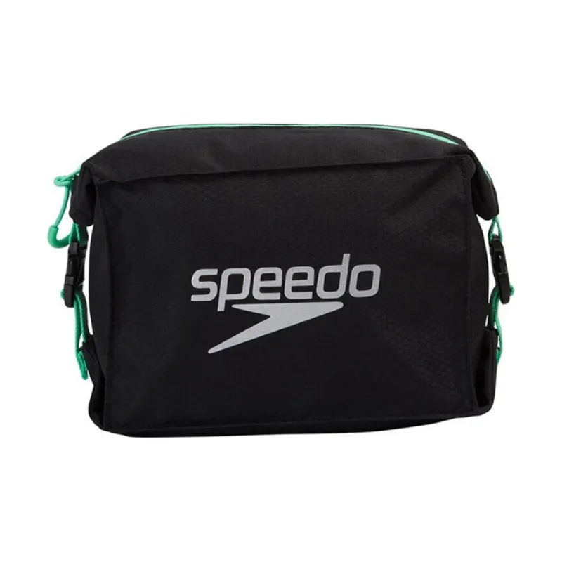 Speedo Polyester Swim Bag Unisex Blue & Black/Black & Green-5