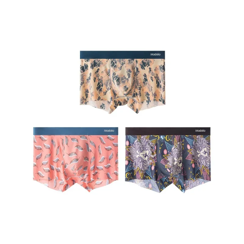 MADALLO Boxer Shorts Summer Men's 4 Pack-12