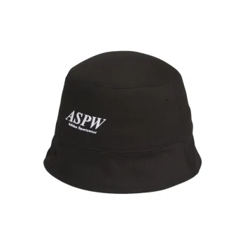 Adidas Cotton-Elastane Blend Bucket Hats Unisex Black