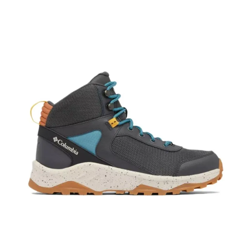 Columbia Trailstorm Ascend Water-Resistant Mid-Top Hiking Shoes Men's Gray White-1