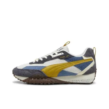 PUMA Blktop Rider Anti Slip Wear Resistant Low Top Casual Shoes Unisex White Blue Gray