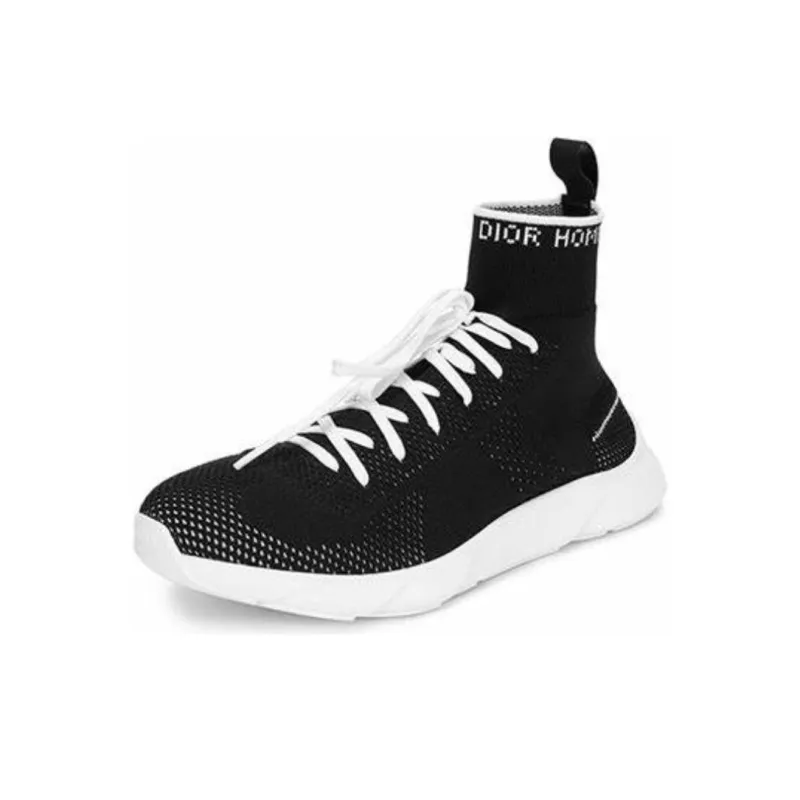 DIOR B21 Sock 'Black White'-2