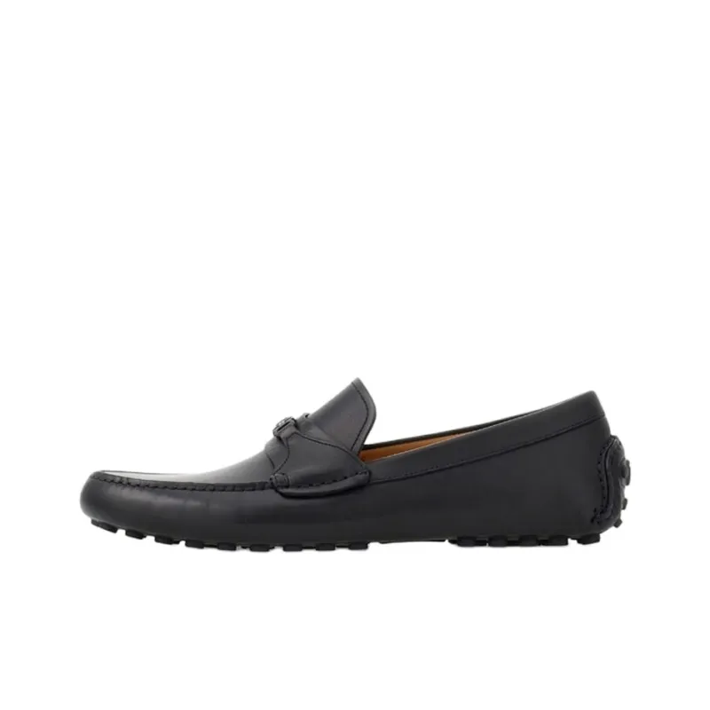 FERRAGAMO Gommino Loafers Men's Black-0