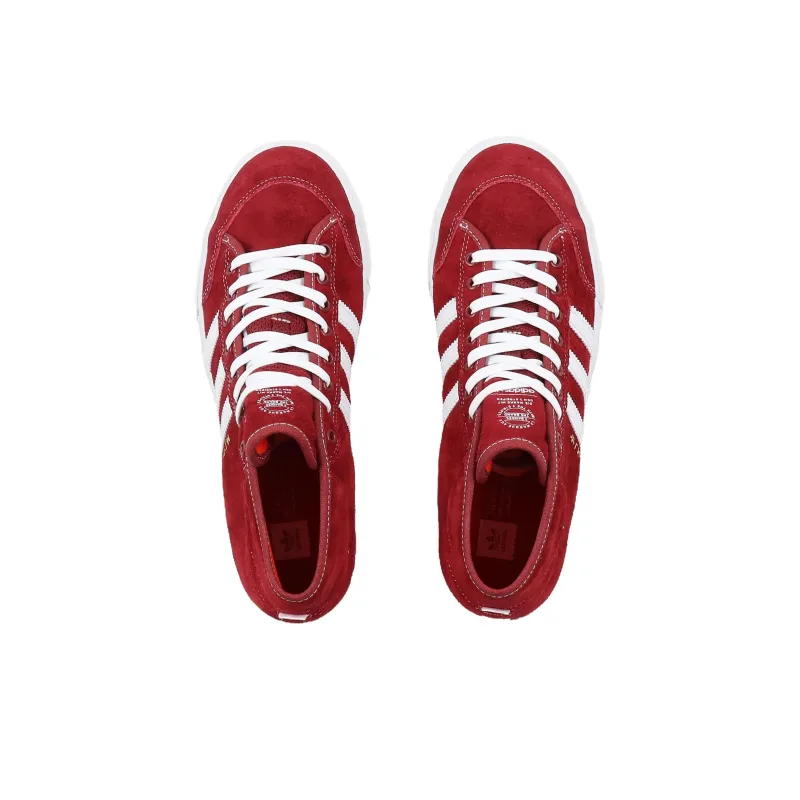 Adidas Matchcourt Mid Marc Johnson Red-3
