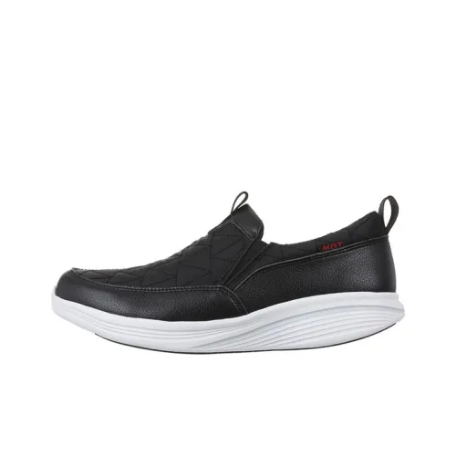 MBT Cushioning Breathable Height Increasing Low Top Running Shoes Women's Black