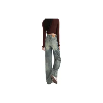 Kazakhstan Jeans Women's Yellow Mud Blue