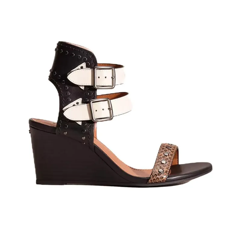 COACH Odessa Strap Sandals Women's Black-1