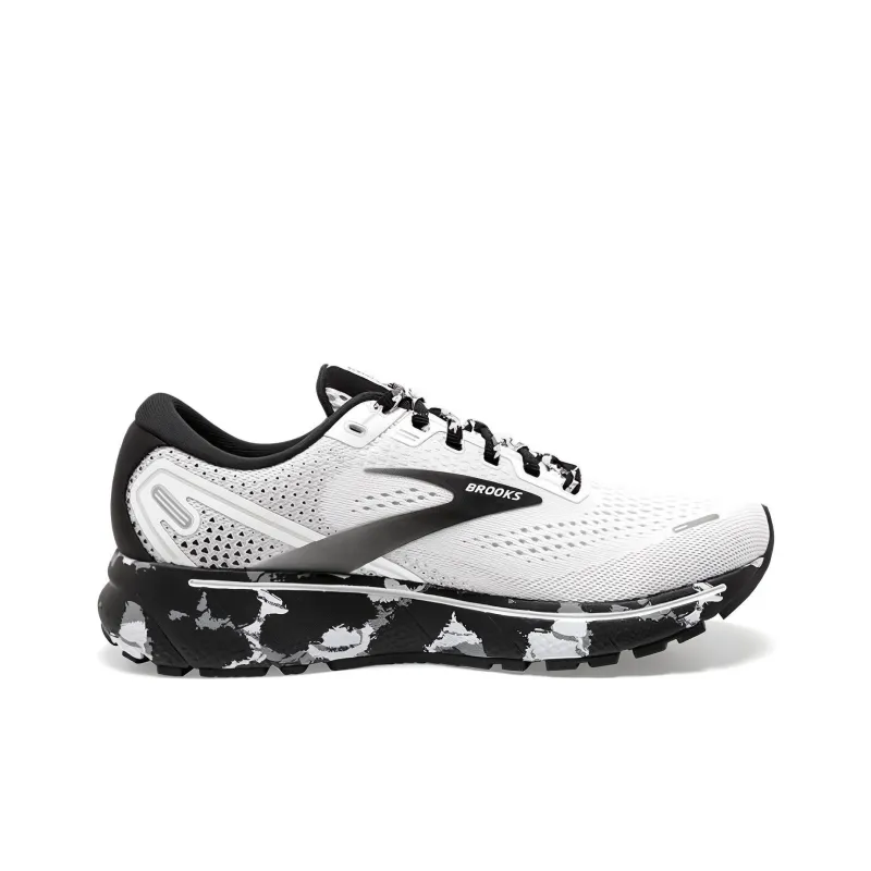Brooks Women's Ghost 14 'White Black Camo'-1