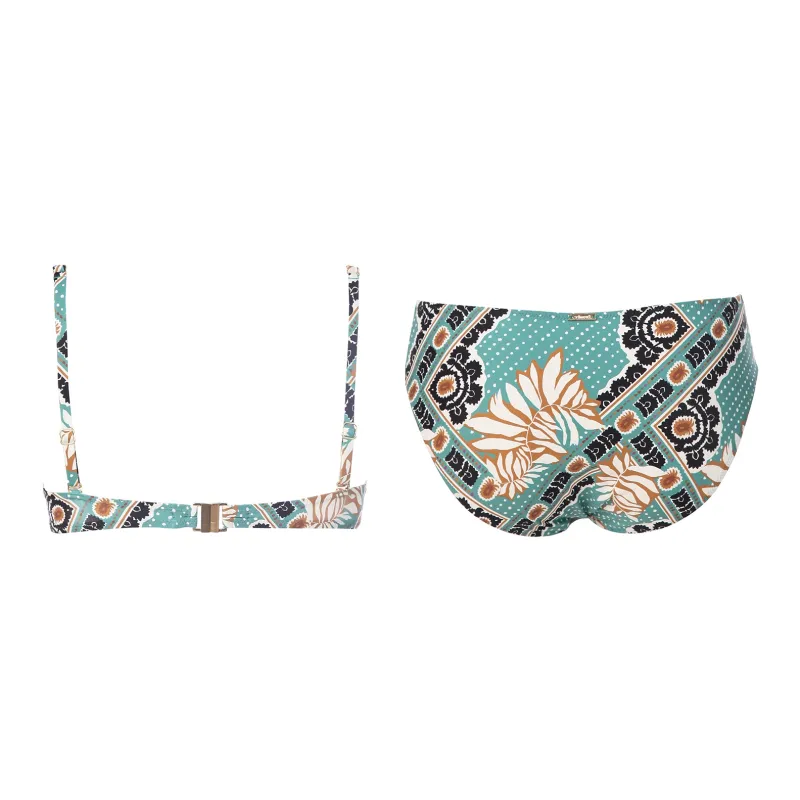 Selmark Bikini Women's Turquoise Print-1