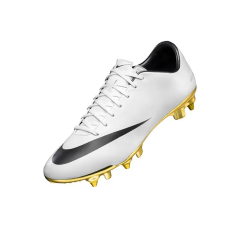 Nike New Mercurial Vapor Ix Cr Se White Black Metallic Gold-1