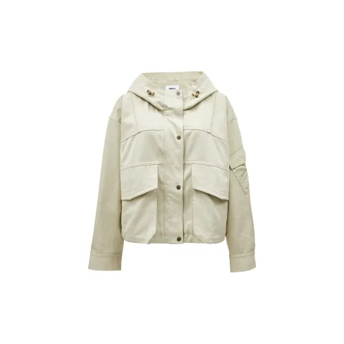 ONLY Trench Coats Women's C63 Clover Green