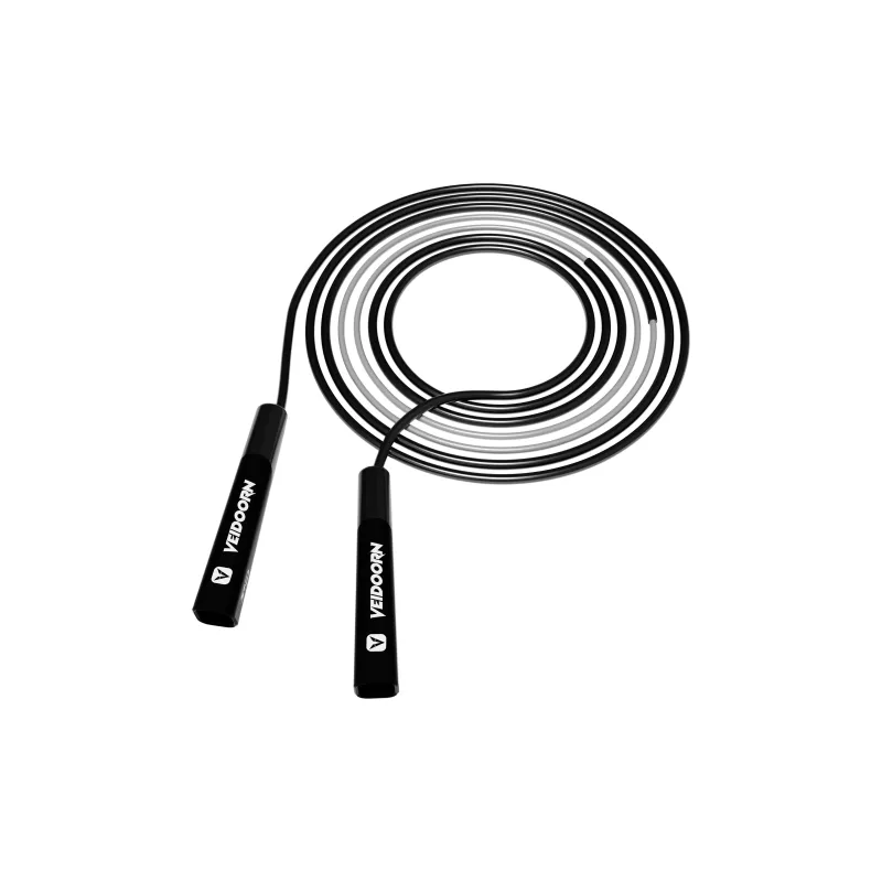 VEIDOORN Fitness Training Non Countable Jump Ropes Adults Twine Material, Silicone, Handle Material PVC PP 2.8m-5