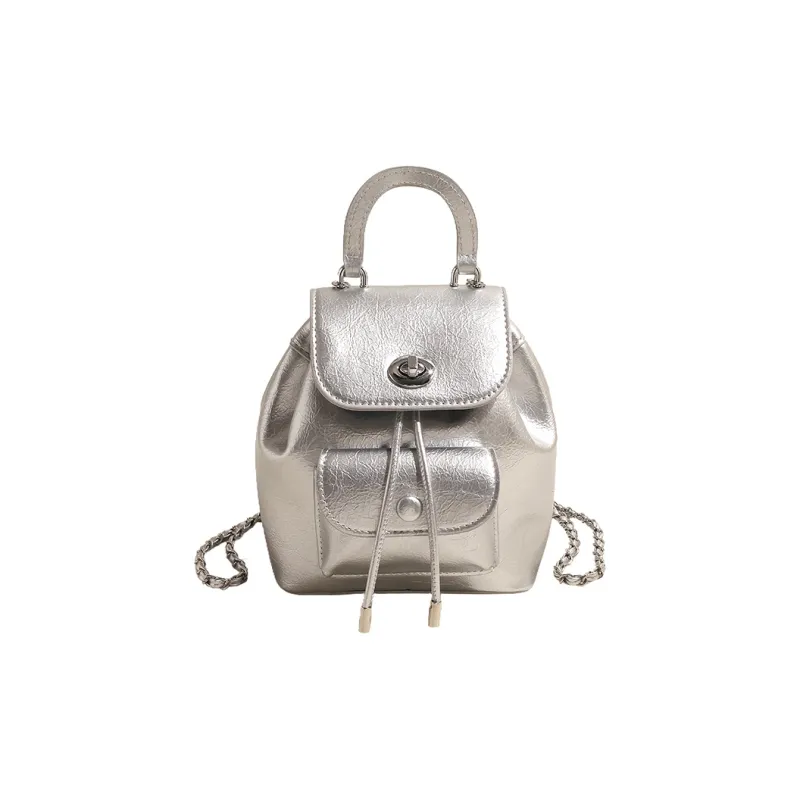 MINLUBAOLUO PU Casual Versatile Design Backpack For Commute And Travel Regular Women's Multicolor-0
