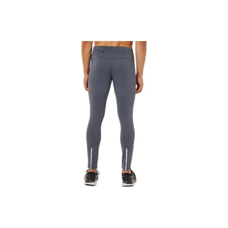 Asics Thermopolis Winter Tight Knitted Sports Pants Men's Carrier Gray-1