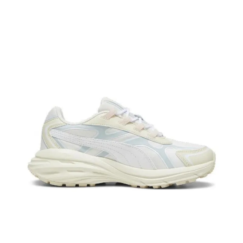 PUMA Hypnotic Anti-Slip Wear-Resistant Low-Top Casual Shoes Unisex Beige Blue-1